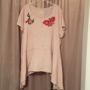 Floral tee